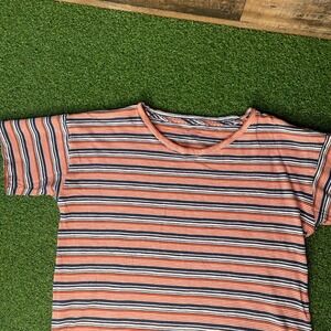 Madewell Striped‎ Casual Everyday Tee Short Sleeve Top Woman's Size Small